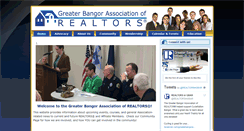 Desktop Screenshot of greaterbangorrealtors.org