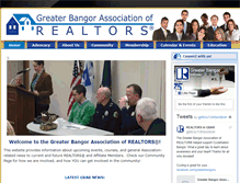 Tablet Screenshot of greaterbangorrealtors.org